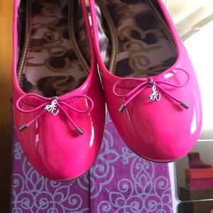 NEW Sam Edelman Felicia flats 8.5 Shocking Pink